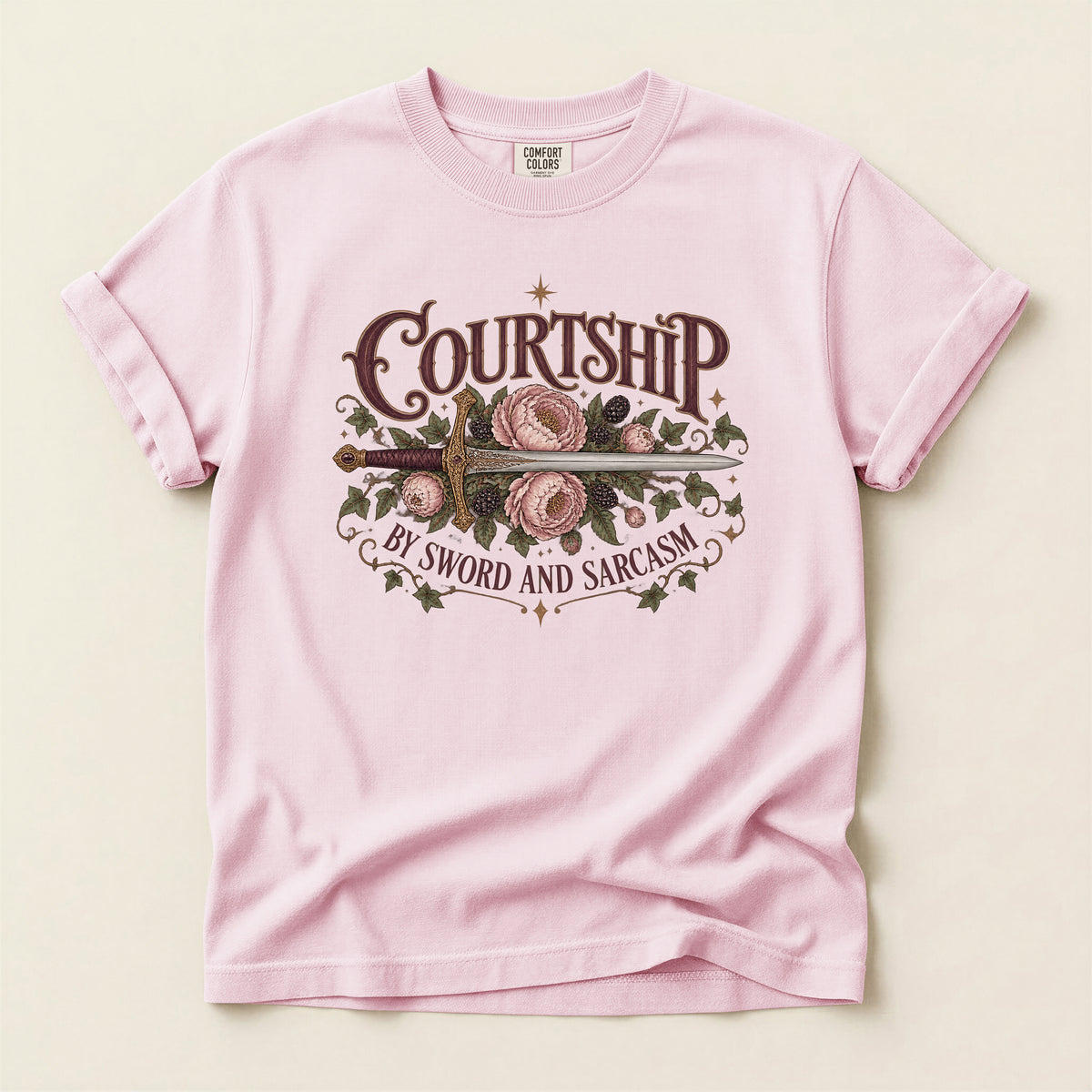 Courtship by Sword and Sarcasm Graphic T-Shirt