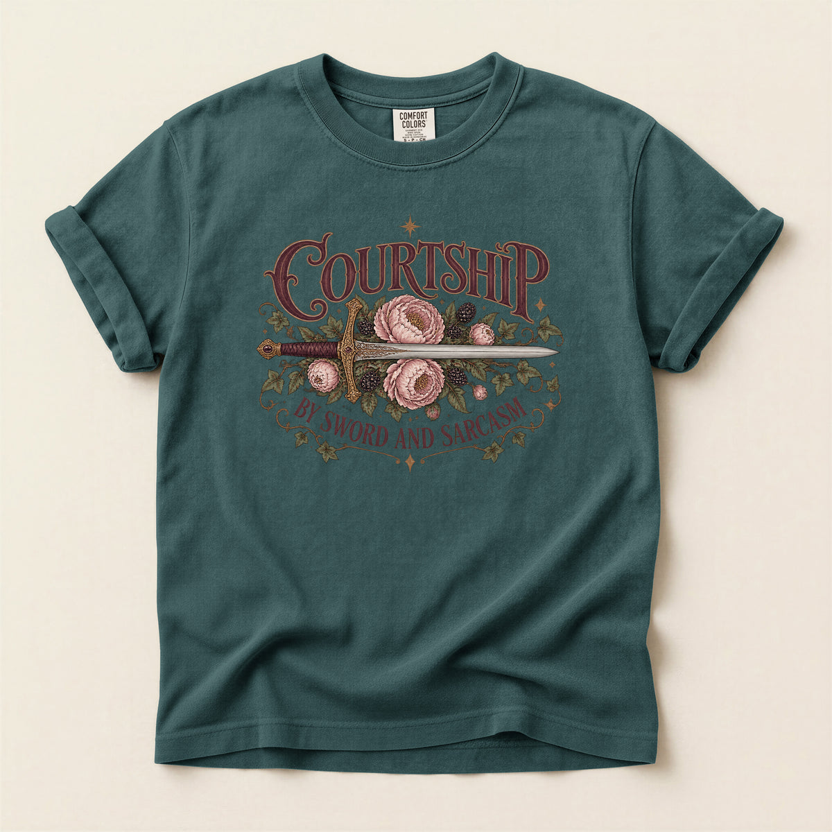 Courtship by Sword and Sarcasm Graphic T-Shirt