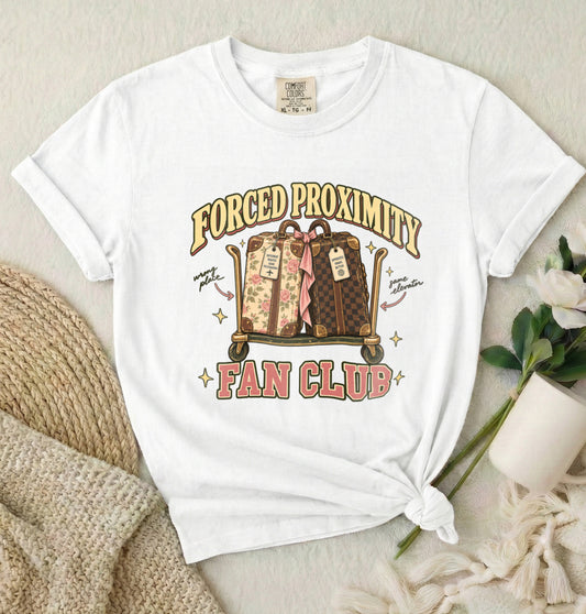 Forced Proximity Fan Club Bookish Graphic T-Shirt