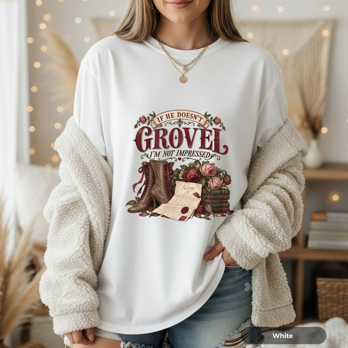 If He Doesn’t Grovel, I’m Not Impressed T-Shirt