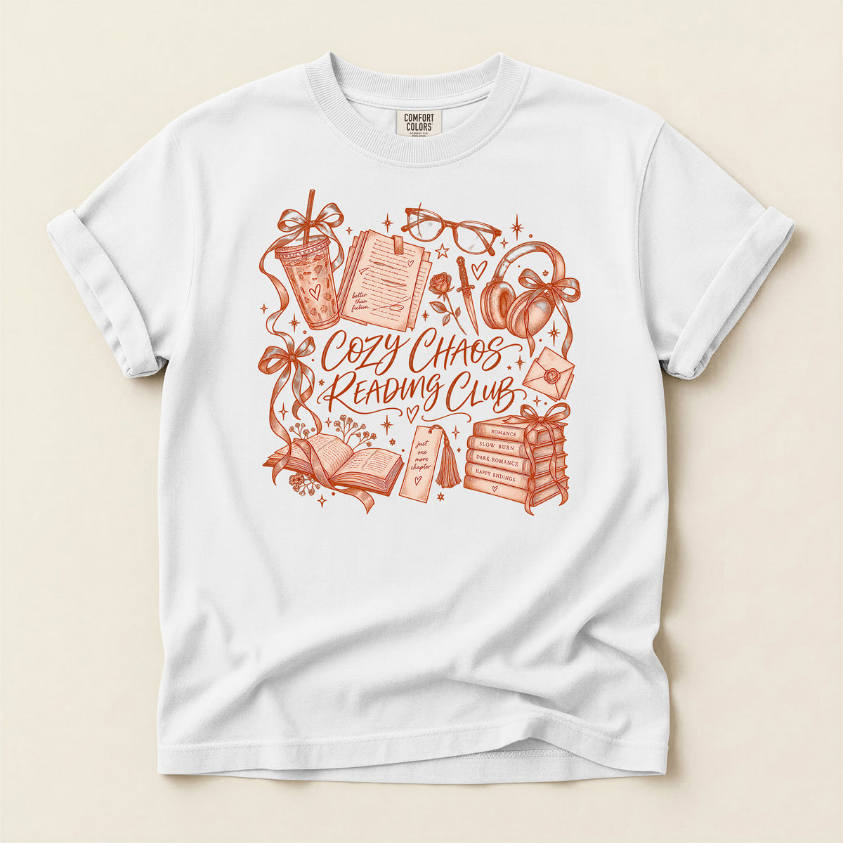 Cozy Chaos Reading Club T-Shirt