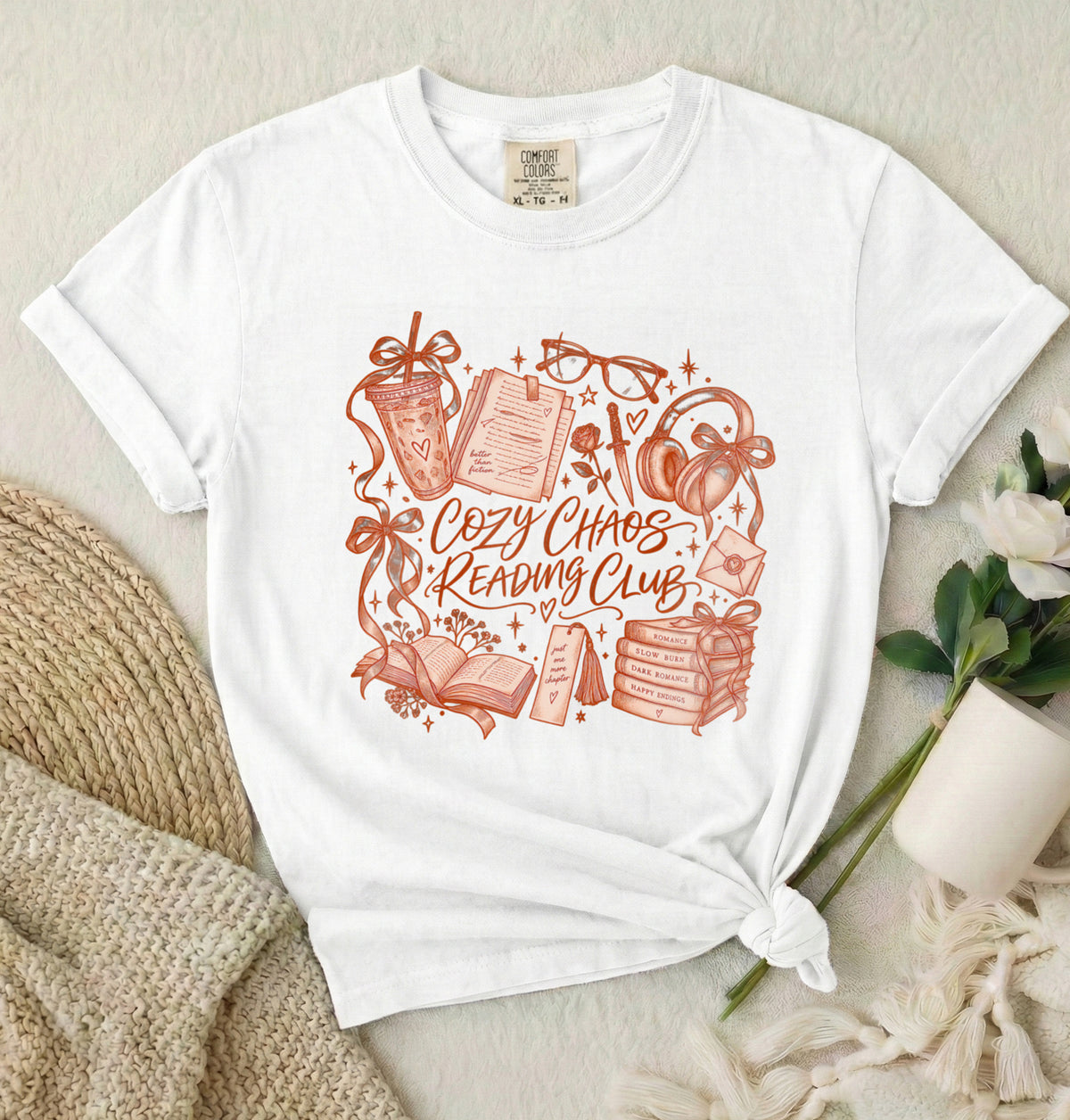Cozy Chaos Reading Club T-Shirt