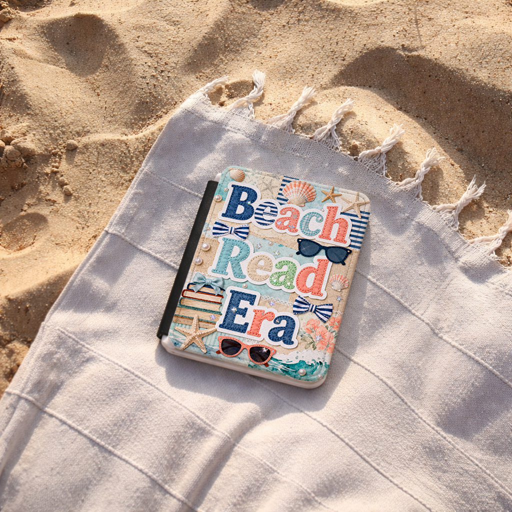 Beach Read Kindle Case — Summer Seaside E-Reader Cover with 'Beach Read Era' Design